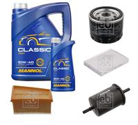 FEBI BILSTEIN Pacchetto di ispezione 6L MANNOL Classic 10W-40 per Dacia Sandero