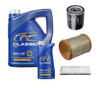 FEBI BILSTEIN Pacchetto di ispezione 6L MANNOL Classic 10W-40 per Peugeot 306
