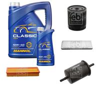 FEBI BILSTEIN Pacchetto di ispezione 6L MANNOL Classic 10W-40 per Peugeot 306