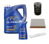 FEBI BILSTEIN Pacchetto di ispezione 6L MANNOL Classic 10W-40 per VW Sharan 7M 8