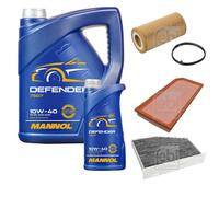 FEBI BILSTEIN Pacchetto di ispezione 6L MANNOL Defender 10W-40 per Audi TT 8J3