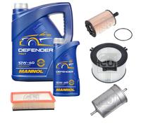 FEBI BILSTEIN Pacchetto di ispezione 6L MANNOL Defender 10W-40 per VW