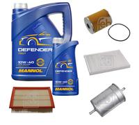 FEBI BILSTEIN Pacchetto di ispezione 6L MANNOL Defender 10W-40 per VW Golf III