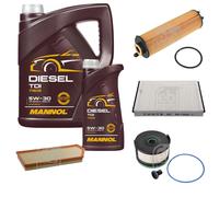 FEBI BILSTEIN Pacchetto di ispezione 6L MANNOL Diesel TDI 5W-30 per