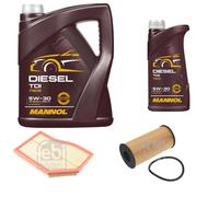 FEBI BILSTEIN Pacchetto di ispezione 6L MANNOL Diesel TDI 5W-30 per