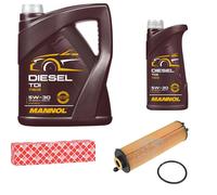 FEBI BILSTEIN Pacchetto di ispezione 6L MANNOL Diesel TDI 5W-30 per