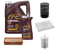 FEBI BILSTEIN Pacchetto di ispezione 6L MANNOL Diesel TDI 5W-30 per VW Vans V