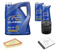 FEBI BILSTEIN Pacchetto di ispezione 7L MANNOL Classic 10W-40 per Citroën