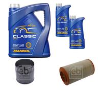 FEBI BILSTEIN Pacchetto di ispezione 7L MANNOL Classic 10W-40 per Peugeot Boxer
