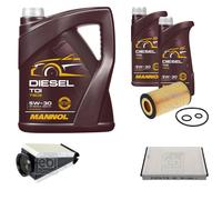 FEBI BILSTEIN Pacchetto di ispezione 7L MANNOL Diesel TDI 5W-30 per