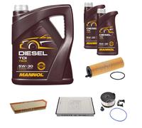 FEBI BILSTEIN Pacchetto di ispezione 7L MANNOL Diesel TDI 5W-30 per