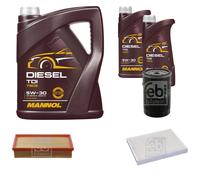 FEBI BILSTEIN Pacchetto di ispezione 7L MANNOL Diesel TDI 5W-30 per VW Vans V