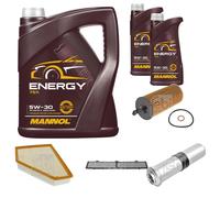 FEBI BILSTEIN Pacchetto di ispezione 7L MANNOL Energia 5W-30 per BMW Serie 3