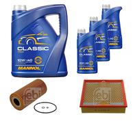 FEBI BILSTEIN Pacchetto di ispezione 8L MANNOL Classic 10W-40 per Mercedes-Benz