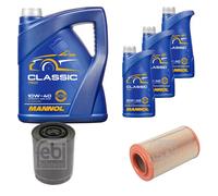 FEBI BILSTEIN Pacchetto di ispezione 8L MANNOL Classic 10W-40 per Peugeot Boxer