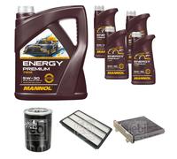 FEBI BILSTEIN Pacchetto di ispezione 9L MANNOL Energy Premium 5W-30 per