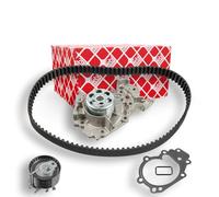 FEBI BILSTEIN Pompa acqua + Kit cinghie dentate 43751 | Compatibile con: DACIA LOGAN II, LOGAN MCV II, SANDERO II, RENAULT CLIO II, CLIO III, CLIO III Grandtour, CLIO IV
