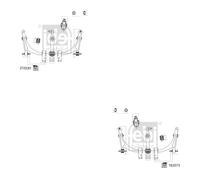 Febi BILSTEIN Querlenkersatz Sinistra Destra per Alfa Romeo 159 Sportwagon 939_