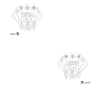 Febi BILSTEIN Querlenkersatz Sinistra Destra per Toyota Corolla Familiare_E21
