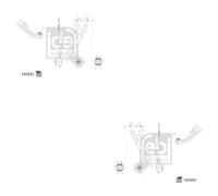 Febi BILSTEIN Querlenkersatz Sinistra Destra per VW Passat Variant 3G5 CB5