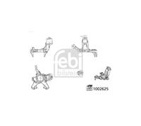 FEBI BILSTEIN Semiasse Anteriore Destro per VW Caddy III 1K0407256T