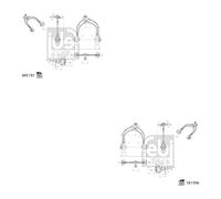 Febi BILSTEIN Set Barra Trasversale Sinistra Destra per Chrysler 300 Touring LX