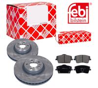 Febi BILSTEIN Set Di Dischi Freno Anteriori Ventilati + Pastiglie per Volvo XC40