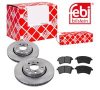 Febi BILSTEIN Set Dischi Freno Anteriori Ventilati + Pastiglie per Mercedes 415