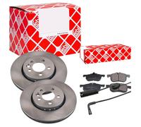Febi BILSTEIN Set Dischi Freno Anteriori Ventilati + Pastiglie per Rover 75 Rj