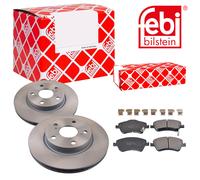 Febi BILSTEIN Set Dischi Freno Anteriori Ventilati + Pastiglie per Toyota Auris