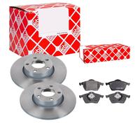 Febi BILSTEIN Set Dischi Freno Pieno Frontale + Pastiglie per Audi A4 8D2 B5 8D5