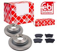 Febi BILSTEIN Set Dischi Freno Pieno Posteriore + Pastiglie per Honda Stream Rn