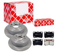Febi BILSTEIN Set Dischi Freno Pieno Posteriore + Pastiglie per Lexus Is II GSE2