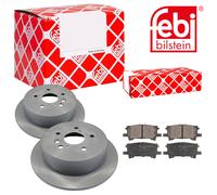 Febi BILSTEIN Set Dischi Freno Pieno Posteriore + Pastiglie per Lexus Rx MHU3
