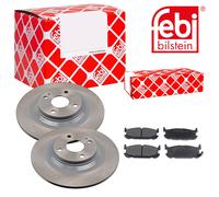 Febi BILSTEIN Set Dischi Freno Pieno Posteriore + Pastiglie per Mazda MX-5 II Nb