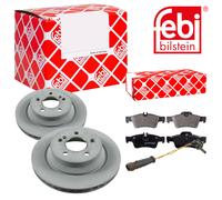 FEBI BILSTEIN Set Dischi freno ventilato posteriore+Pastiglie per Mercedes W211
