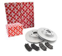 Febi BILSTEIN Set Pastiglie Freno + Dischi Ventilato Posteriore per Opel