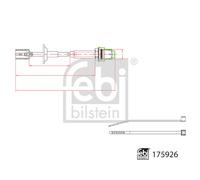 FEBI BILSTEIN Sonda Lambda Per Toyota Sienna L2 3.5 Riscaldata 4 Fili 660 mm