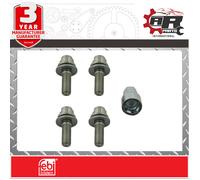 Febi Bloccaggio Ruota Set Bulloni - M12x1.25 X 57mm - Per Citroen, Peugeot, Opel