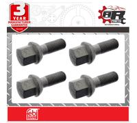Febi Bullone Ruota - M12x1.5 X 52mm - Per Mercedes 123, 190, CLASSE S, Sl x4
