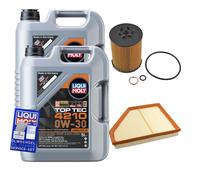 FEBI Controllo Set 10 L Liqui Moly Top Tec 4210 0W-30 Per BMW X5 4.8i XDrive