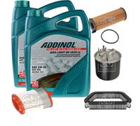 FEBI Controllo Set 10L ADDINOL GIGA LIGHT MV 0530 LL Per Audi A8 4E_ 3.0 TDI