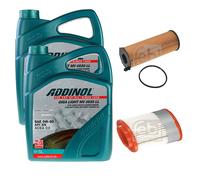 FEBI Controllo Set 10L ADDINOL GIGA LIGHT MV 0530 LL Per Audi A8 4E_ 3.0 TDI