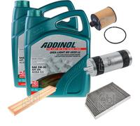 FEBI Controllo Set 10L ADDINOL GIGA LIGHT MV 0530 LL Per Porsche Panamera