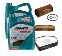 FEBI Controllo Set 10L ADDINOL SUPER LIGHT 0540 Per Mercedes-Benz E-Klasse