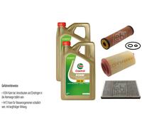FEBI Controllo set 10L Castrol BORDO TITANIO FST 5W-30 LL per Mercedes-Benz