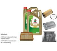 FEBI Controllo set 10L Castrol BORDO TITANIO FST 5W-30 LL per Mercedes-Benz