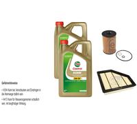 Febi Controllo Set 10L castrol edge Titanio FST 5W-30 Ll per BMW 5er
