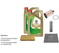 Febi Controllo Set 10L castrol edge Titanio FST 5W-30 Ll per Di VW