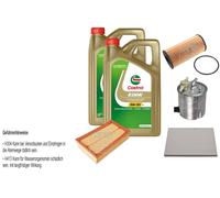 FEBI Controllo Set 10L Castrol EDGE Titanium FST 5W-30 LL Per Nissan Qashqai
